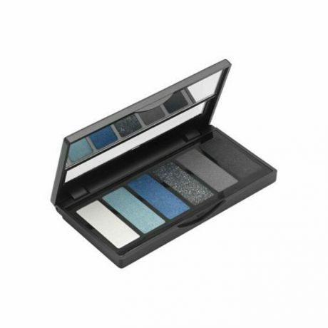 Тени для век Aden cosmetics Палетка теней 01 Black/Blue (Черный/Синий), 5