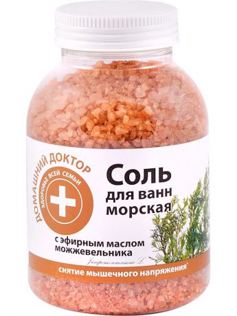 Соль для ванны "Домашний доктор" с экстрактом можжевельника 1000 гр
