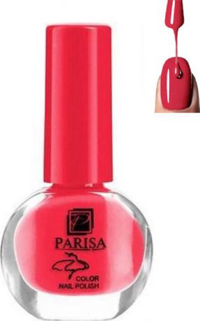 Parisa Лак для ногтей, тон №11 кораллово-розовый матовый, 7 мл