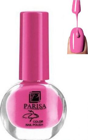 Parisa Лак для ногтей, тон №69 розово-сиреневый неон матовый, 7 мл