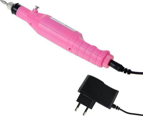 Аппарат для маникюра Luazon Home LMH-01, 6 насадок, розовый