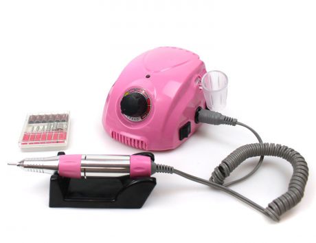 Аппарат для маникюра и педикюра Nail Drill 701M, розовый