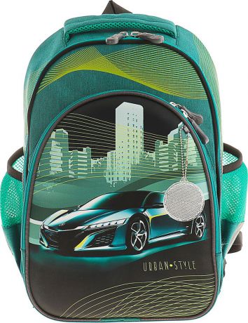 Рюкзак для мальчика Luris Джерри 2 Авто, 4131701, зеленый