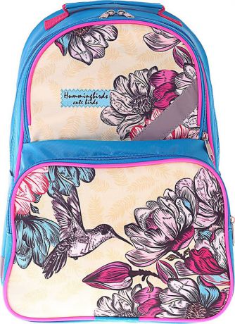 Рюкзак для девочки Luris Тимошка Колибри, 4131759, голубой