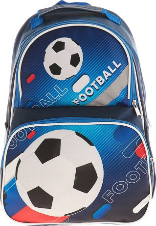 Рюкзак для мальчика Luris Тимошка Футбол, 4131766, синий