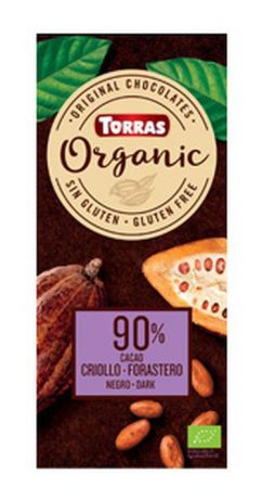 Шоколад Torras Органик горький 90%, 100 г
