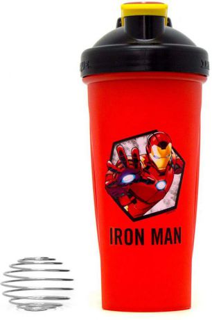 Шейкер спортивный Irontrue Marvel Iron Man, M916-600IM, красный, 700 мл