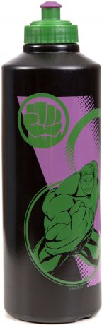 Спортивная бутылка Irontrue Marvel Hulk, M603-1200H, черный, 700 мл