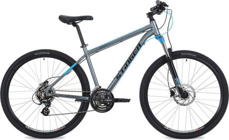 Велосипед горный Stinger Graphite Pro, колесо 29", рама 20", 29AHD.GRAPHPRO.20GR9, серый