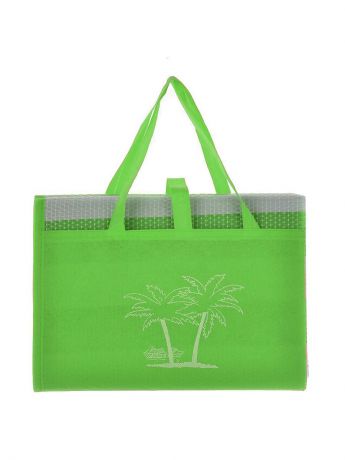 Коврик туристический Migliores Пляжный коврик с ручками для переноски, зеленый