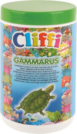 Корм сухой Cliffi Gammarus Большие сушеные креветки, для черепах, 25 г