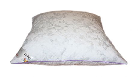Подушка стеганная BegAl , УЮТ70СР, 70 х 70 см. белый, серебристый