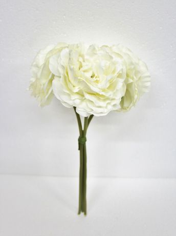 Искусственные цветы Coneko Букет камелии 555248, 555248 CR_141, белый