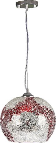 Подвесной светильник BayerLux Аиша, E27, 40W, 2437331, красный, серый, 25 х 25 х 27 см