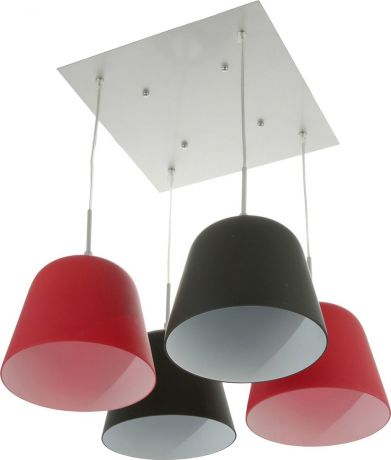 Подвесной светильник BayerLux Красное и черное, E27, 60W, 2476744, красный, черный, 40 х 40 х 100 см