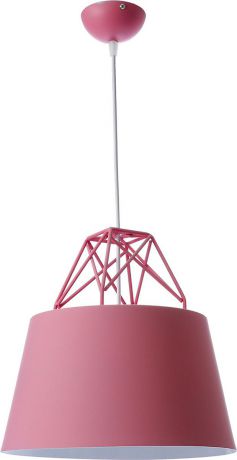 Подвесной светильник BayerLux Кафе, E27, 60W, 3621683, розовый, 30 х 30 х 32 см