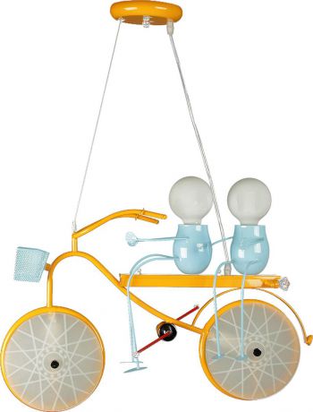 Люстра BayerLux Велосипед, E27, 60W, 2468482, белый, 50 х 15 х 78 см