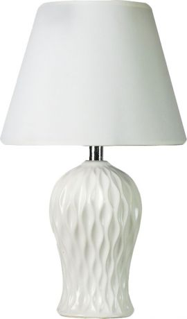 Настольный светильник Risalux Волны, E14, 40W, 3516431, белый, 25 х 25 х 40 см