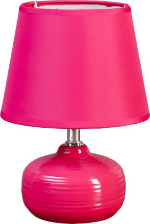 Настольный светильник Risalux Саленто, E14, 25W, 3733965, розовый, 18 х 18 х 25 см