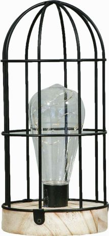 Декоративный светильник лофт Risalux Купол, LED, 3740497, черный, 13 х 13 х 26 см