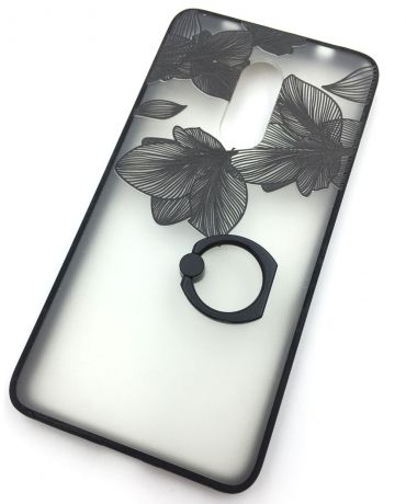 Чехол для сотового телефона Мобильная мода Xiaomi Redmi Note 4X Накладка пластиковая с резиновыми краями, с кольцом, с рисунком, 7119
