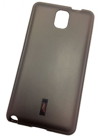 Чехол для сотового телефона Cherry Samsung Note 3/N9000 Накладка резиновая с пленкой на экран, черный