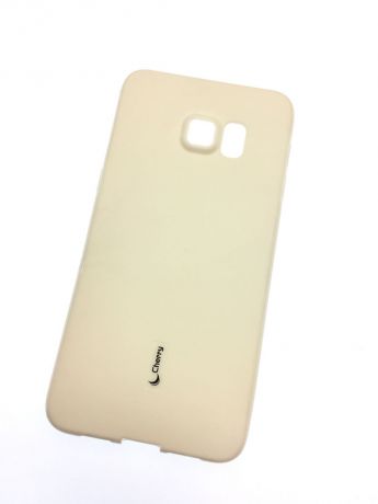 Чехол для сотового телефона Cherry Samsung S6 Edge Plus Накладка силиконовая, белый