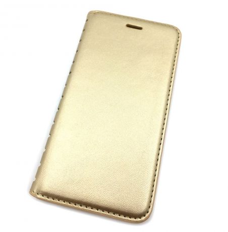 Чехол для сотового телефона Мобильная мода Honor 8 lite 2017 Чехол-книжка силиконовая с отделом для карт QUINS, золотой