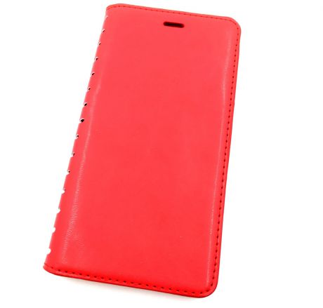 Чехол для сотового телефона Мобильная мода Xiaomi Mi Note Чехол-книжка силиконовая с отделом для карт QUINS, красный