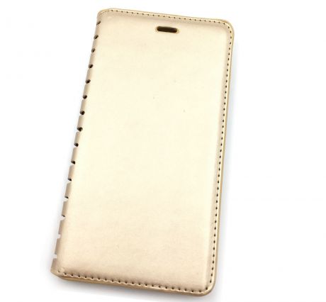 Чехол для сотового телефона Мобильная мода Xiaomi Mi Note Чехол-книжка силиконовая с отделом для карт QUINS, золотой