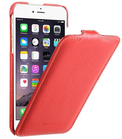 Чехол для сотового телефона Melkco Кожаный чехол флип для Apple iPhone 6/6S (4.7") - Jacka Type, красный