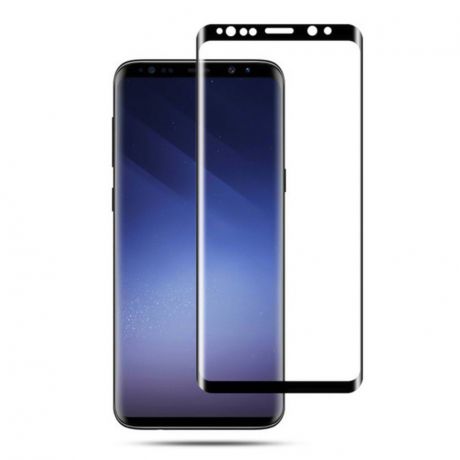 Защитное стекло ТЕХПАК 5D для Galaxy S9, черный