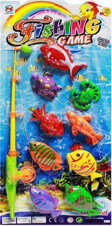 Игровой набор Веселая рыбалка-10, 100574474, 10 предметов
