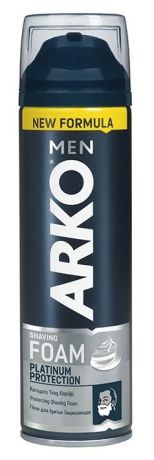 Пена для бритья Arko Men Platinum Protection защищающая, 200 мл