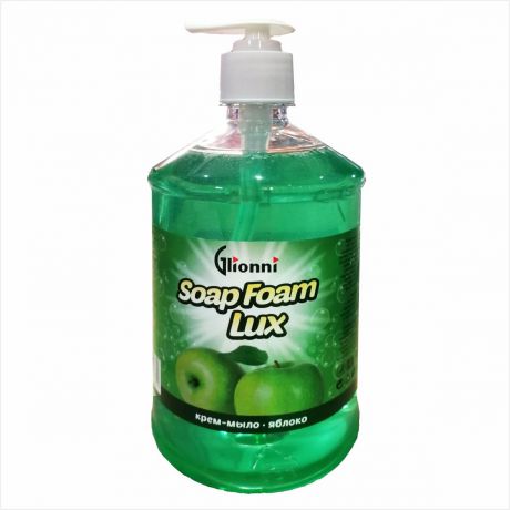 Жидкое мыло Ekokemika Soap Foam Lux, крем-мыло, с ароматом яблока, 0.9 л