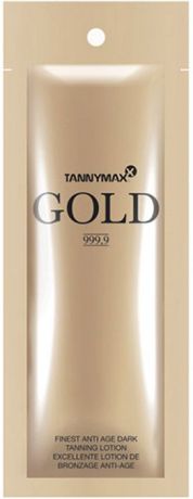Tannymaxx Крем-ускоритель для загара Gold 999,9 Finest Anti Age Tanning Lotion, с натуральным бронзатором двойного действия с инновационным омолаживающим компонентом Hysilk Hyaluron, 15 мл