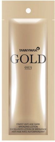 Tannymaxx Крем-ускоритель для загара Gold 999,9 Finest Anti Age Bronzing Lotion, с усиленным бронзатором тройного действия с инновационным омолаживающим компонентом Hysilk Hyaluron, 15 мл