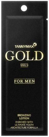 Tannymaxx Крем-ускоритель для загара мужской Gold 999,9 For Men Bronzer, с усиленными бронзаторами и инновационным комплексом активных веществ Ultimate Youth Architect Formula, 13 мл
