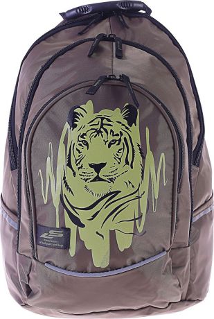 Рюкзак для мальчика Luris Спринт Тигр, 4131747, зеленый