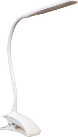 Лампа на прищепке Risalux Змейка, LED, 1W, 3973187, белый, 9 х 3,5 х 42 см
