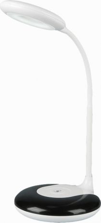 Настольный светильник Risalux Озон, сенсорная, LED, 3W, 2556809, белый, черный, 13 х 13 х 30 см