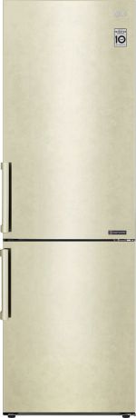 Холодильник LG GA-B459BECL, бежевый