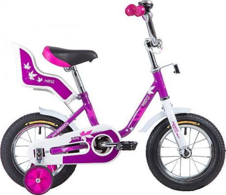 Велосипед детский Novatrack Maple, колесо 12", рама 8,5", 124MAPLE.PR9, сиреневый