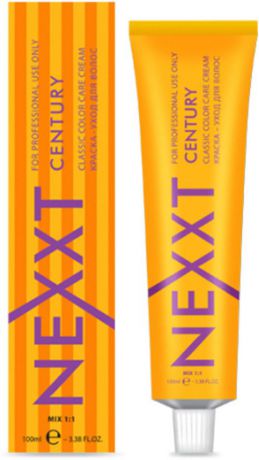 Крем-краска для волос Nexxt Professional Nexxt Classic Permanent Color Care Cream Century, оттенок №4.00 шатен, 100 мл