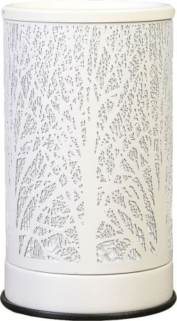 Аромасветильник Risalux Деревья, E14, 25W, 3924215, белый, 10,5 х 10,5 х 18 см