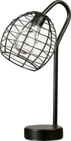 Настольный светильник лофт Risalux Идея, LED, 1W, 3516401, черный, 34 х 18,5 х 13 см