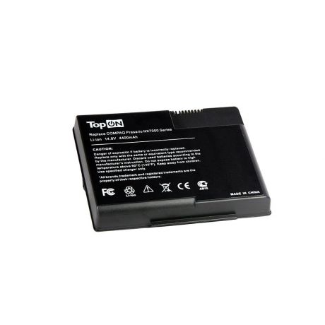 Аккумулятор для ноутбука TopON HP Presario X1000, X120, X130, Pavilion ZT3000. 14.8V 4400mAh 65Wh. PN: DL615, PP2080., TOP-NX7000