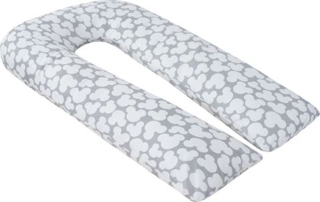 Чехол для подушки для беременных AmaroBaby Мышонок, AMARO-50U-MS, серый, 340 х 35 см