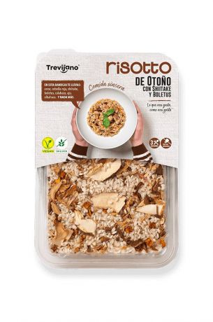 Рис Trevijano Ризотто Осенее с добавлением грибов шитаке, 280 г