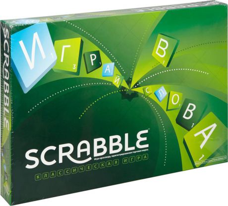 Mattel Games Настольная игра-кроссворд "Scrabble классический"